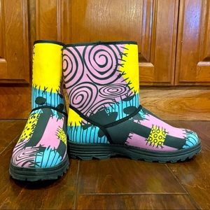 NWOT Sally Fuzzy Boots 38 Nightmare Before Christmas